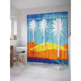 Шторка-занавеска для ванной JOYARTY