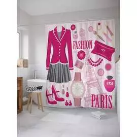 Шторка-занавеска для ванной JOYARTY