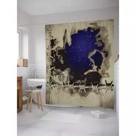 Шторка-занавеска для ванной JOYARTY