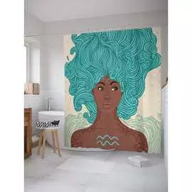 Шторка-занавеска для ванной JOYARTY