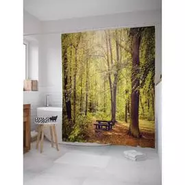 Шторка-занавеска для ванной JOYARTY