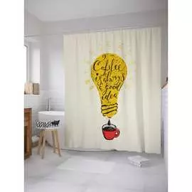 Шторка-занавеска для ванной JOYARTY