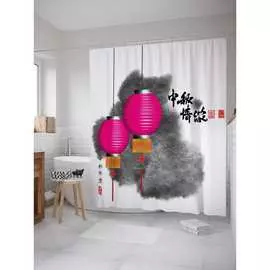 Шторка-занавеска для ванной JOYARTY