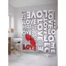 Шторка-занавеска для ванной JOYARTY