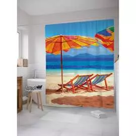 Шторка-занавеска для ванной JOYARTY