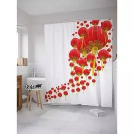 Шторка-занавеска для ванной JOYARTY