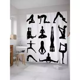 Шторка-занавеска для ванной JOYARTY