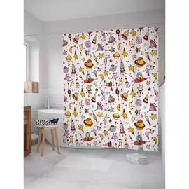 Шторка-занавеска для ванной JOYARTY