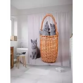 Шторка-занавеска для ванной JOYARTY