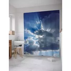 Шторка-занавеска для ванной JOYARTY