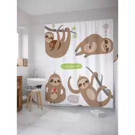 Шторка-занавеска для ванной JOYARTY