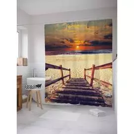 Шторка-занавеска для ванной JOYARTY