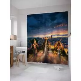 Шторка-занавеска для ванной JOYARTY