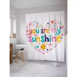 Шторка-занавеска для ванной JOYARTY