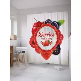 Шторка-занавеска для ванной JOYARTY