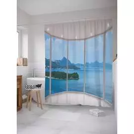 Шторка-занавеска для ванной JOYARTY