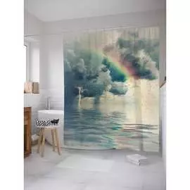 Шторка-занавеска для ванной JOYARTY