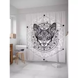 Шторка-занавеска для ванной JOYARTY