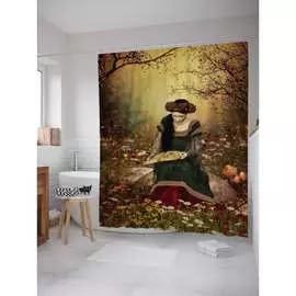 Шторка-занавеска для ванной JOYARTY