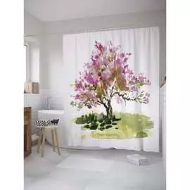 Шторка-занавеска для ванной JOYARTY