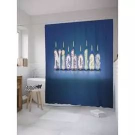 Шторка-занавеска для ванной JOYARTY