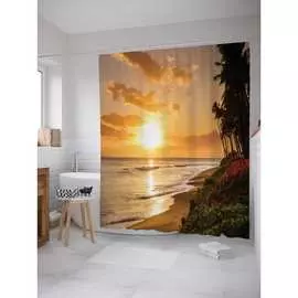 Шторка-занавеска для ванной JOYARTY