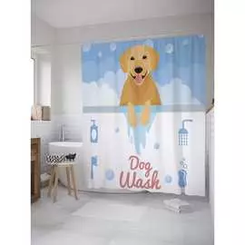 Шторка-занавеска для ванной JOYARTY