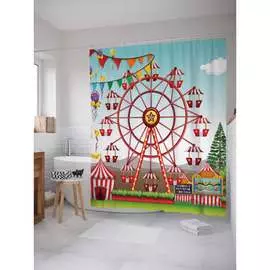 Шторка-занавеска для ванной JOYARTY