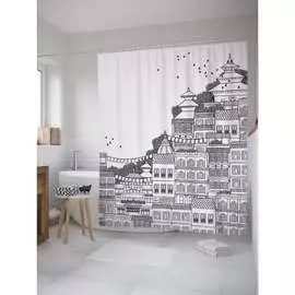 Шторка-занавеска для ванной JOYARTY