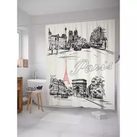 Шторка-занавеска для ванной JOYARTY