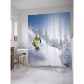 Шторка-занавеска для ванной JOYARTY