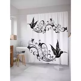 Шторка-занавеска для ванной JOYARTY