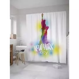 Шторка-занавеска для ванной JOYARTY