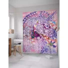 Шторка-занавеска для ванной JOYARTY