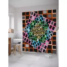 Шторка-занавеска для ванной JOYARTY