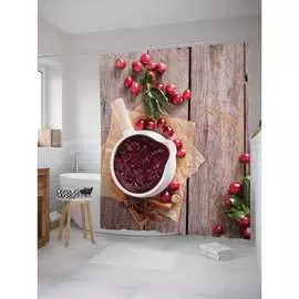 Шторка-занавеска для ванной JOYARTY