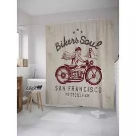 Шторка-занавеска для ванной JOYARTY