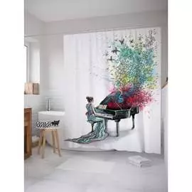 Шторка-занавеска для ванной JOYARTY