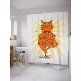 Шторка-занавеска для ванной JOYARTY