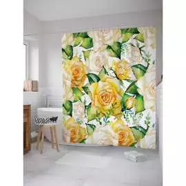 Шторка-занавеска для ванной JOYARTY