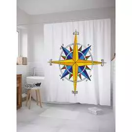 Шторка-занавеска для ванной JOYARTY