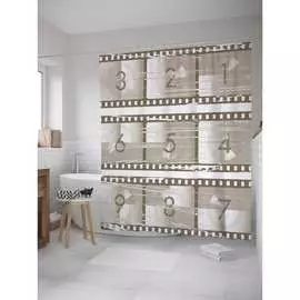 Шторка-занавеска для ванной JOYARTY