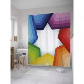 Шторка-занавеска для ванной JOYARTY