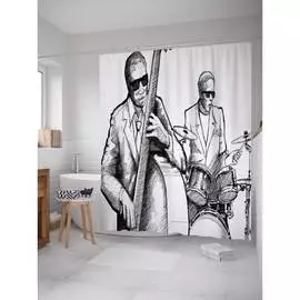 Шторка-занавеска для ванной JOYARTY