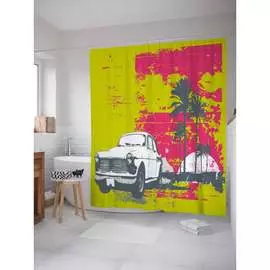 Шторка-занавеска для ванной JOYARTY