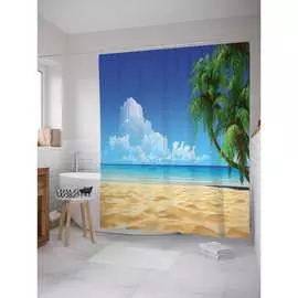 Шторка-занавеска для ванной JOYARTY