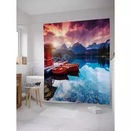 Шторка-занавеска для ванной JOYARTY