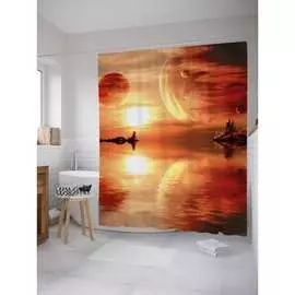 Шторка-занавеска для ванной JOYARTY