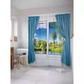 Шторка-занавеска для ванной JOYARTY