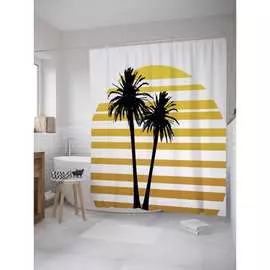 Шторка-занавеска для ванной JOYARTY